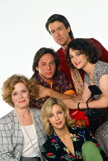GOING PLACES, from left: Holland Taylor, Heather Locklear (Front), Jerry Levine, Alan Ruck, Hallie Todd, 1990-1991