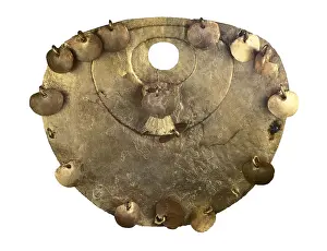 Jewels Prints: Gold breastplate muisca. Proceeds from ChiquinquirA (BoyacA)