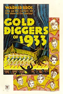 Sparks Prints: GOLD DIGGERS OF 1933, from bottom left: Dick Powell