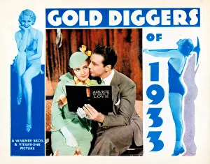 Ruby Prints: GOLD DIGGERS OF 1933, from left, Ruby Keeler, Dick Powell, 1933