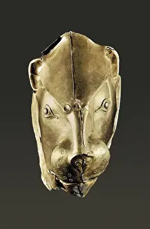 Rite Prints: Gold Rython. 16th C. BC. Object found in the Fourth Tomb of A-level Tombs