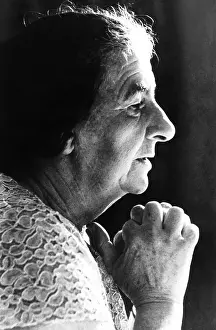 Zionism Prints: Golda Meir, Israeli Prime Minister