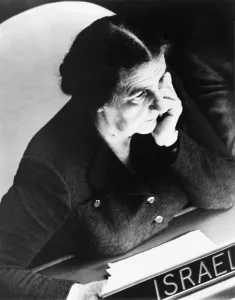 Israel Prints: Golda Meir, Israel's foreign minister