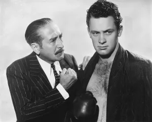 Determined Prints: GOLDEN BOY, from left: Adolphe Menjou, William Holden, 1939