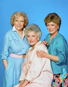 1980s Tv Prints: THE GOLDEN GIRLS, from left: Betty White