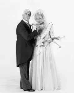 Bride And Groom Prints: THE GOLDEN GIRLS, from left: Leslie Nielsen