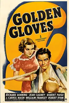 Denning Prints: GOLDEN GLOVES, from left: Jeanne Cagney, Richard Denning, 1940