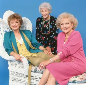 Spin Off Prints: THE GOLDEN PALACE, from left: Rue McClanahan, Estelle Getty, Betty White, (1992), 1992-93