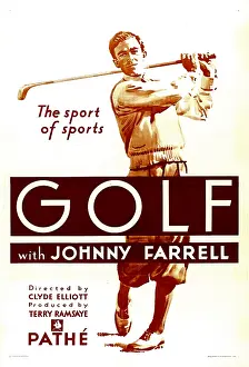 Golf Club Prints: GOLF, Johnny Farrell, 1930