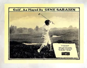 Golf Club Prints: GOLF, AS PLAYED BY GENE SARAZEN, Gene Sarazen, 1932