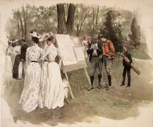 Sportswear Prints: A golf tournament at the Chevy Chase Club