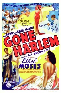 Moses Prints: GONE HARLEM, bottom right: Ethel Moses, 1938