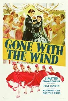 Vivien Prints: GONE WITH THE WIND, Clark Gable, Vivien Leigh, 1939