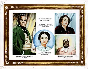 Picture Frame Prints: GONE WITH THE WIND, from left, Thomas Mitchell