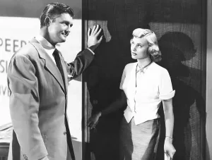 Reeves Prints: THE GOOD HUMOR MAN, from left: George Reeves, Lola Albright, 1950