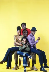 African American Prints: GOOD TIMES, from left: BernNadette Stanis