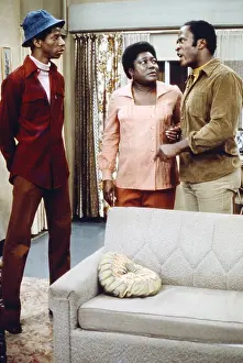 Jimmie Prints: GOOD TIMES, from left, Jimmie Walker, Esther Rolle, John Amos, 1974-79