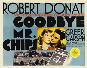 Greer Prints: GOODBYE, MR. CHIPS, from left: Greer Garson, Robert Donat, 1939