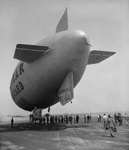 Photographers Prints: Goodyear Blimp at a Washington, D