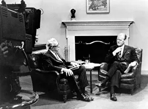 Broadcasting Prints: GOP Congressional leaders offer opposition. Sen. Everett Dirksen (left) and Rep