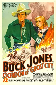 Bellamy Prints: GORDON OF GHOST CITY, Buck Jones, Madge Bellamy, 1933