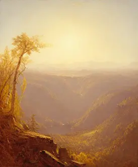 Sunset Prints: GORGE IN MOUNTAINS (KAUTERSKILL CLOVE)
