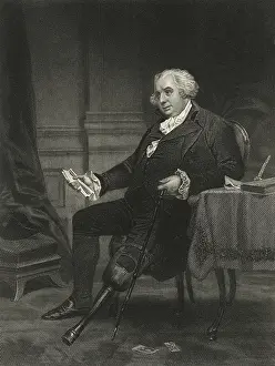 1790s Prints: Gouverneur Morris was elected to serve on the drafting committee at the Constitutional Convention in Philadelphia