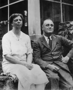 2013 Prints: Governor Franklin and Eleanor Roosevelt in Warm Springs, Georgia. 1930. (BSLOC_2013_5_191)
