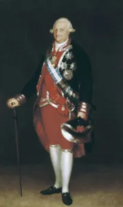 GOYA Y LUCIENTES, Francisco de (1746-1828). Charles IV. ca. 1799. Oil on canvas. SPAIN. Madrid. Prado Museum. AISA/Everett Collection**US SALES ONLY**