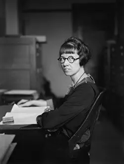Hair Fashions Prints: Grace M. Eddy, was the first woman examiner for the Interstate Commerce Commission
