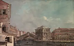 Ships Prints: THE GRAND CANAL ABOVE THE RIALTO