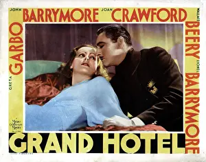 Monogram Prints: GRAND HOTEL, from left, Greta Garbo, John Barrymore, 1932
