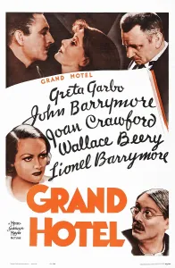 Beery Prints: GRAND HOTEL, US poster, top from left: John Barrymore