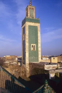 Roof Prints: Grand Mosque Minaret, 12-14th Century, mixed technique - Whole artwork view