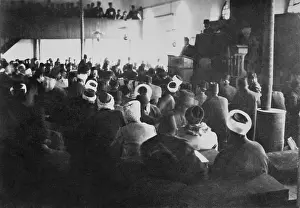 Delegates Prints: Grand National Assembly of Turkey was established in Ankara, Turkey, on April 23, 1920
