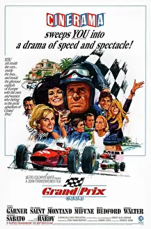 2015 Prints: GRAND PRIX, James Garner (center), Antonio Sabato (right of center), 1966