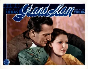 Lukas Prints: GRAND SLAM, from left, Paul Lukas, Loretta Young, 1933
