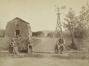 Migration Prints: Grandpa Brumbaughs sod house was considered high toned with its wood second story
