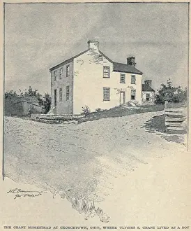 Scenes Prints: The Grant family home in Georgetown