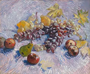 Impressionism Prints: Grapes, Lemons, Pears, and Apples