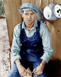 Stubble Prints: THE GRAPES OF WRATH, Henry Fonda, 1940