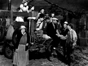 Hickman Prints: THE GRAPES OF WRATH, bottom left: Jane Darwell; top row on truck from left: Shirley Mills