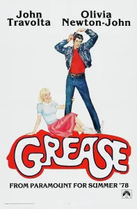 Leather Jacket Prints: GREASE, US poster, John Travolta