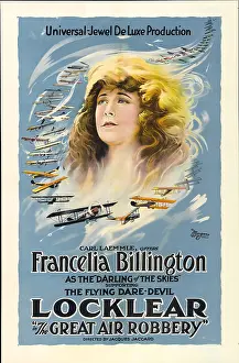 1919 Movies Prints: THE GREAT AIR ROBBERY, Francelia Billington, 1919