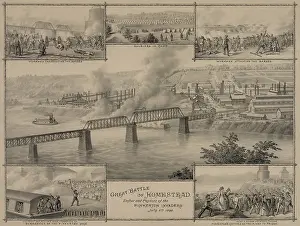 Riots Prints: Great Battle of Homestead, The Defeat and Capture of the Pinkerton Invaders