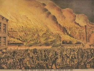 Crowd Prints: Great Chicago Fire, Oct. 9, 1871