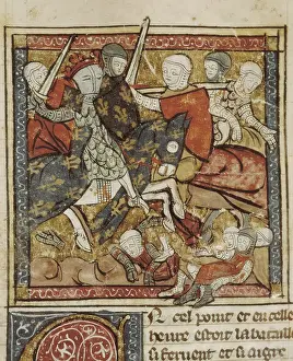 Wrestler Prints: Great Chronicles of France (14th c)