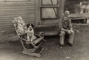 Business Cycles Prints: During the Great Depression foreclosed farmers moved to nearby towns Hoovervilles
