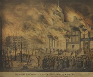 Street Prints: The Great Fire of the City of New York, Dec. 16, 1835