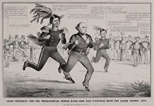 Sport Prints: The Great Footrace for the Presidential Purse (100)